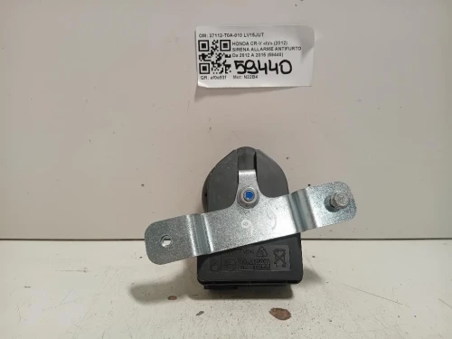 Sirena Allarme Antifurto 37112-T0A-010 Honda CR-V IV 2012
