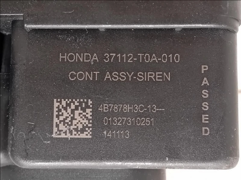 Sirena Allarme Antifurto 37112-T0A-010 Honda CR-V IV 2012