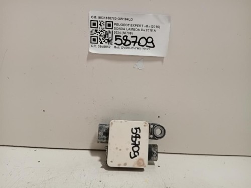Sonda Lambda 9831158780 Peugeot Expert III 2016