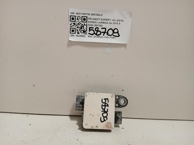 Sonda Lambda 9831158780 Peugeot Expert III 2016