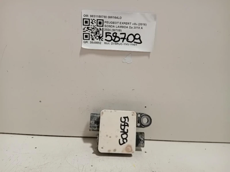 Sonda Lambda 9831158780 Peugeot Expert III 2016