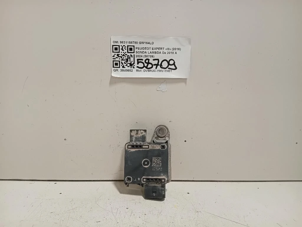 Sonda Lambda 9831158780 Peugeot Expert III 2016