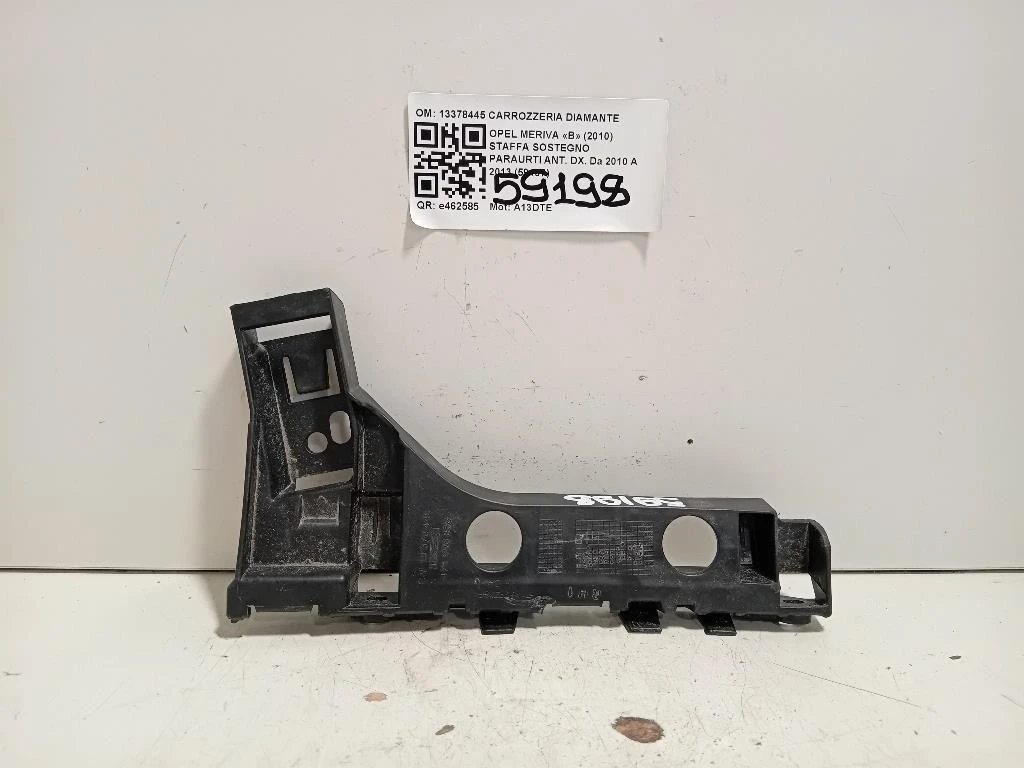 Staffa Sostegno Paraurti ANT DX 13378445 Opel Meriva B 2010