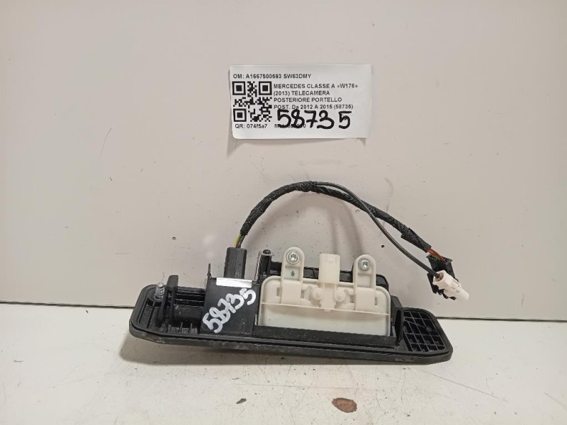 Telecamera Posteriore Portello POST A1667500593 Mercedes Classe A W176 2013