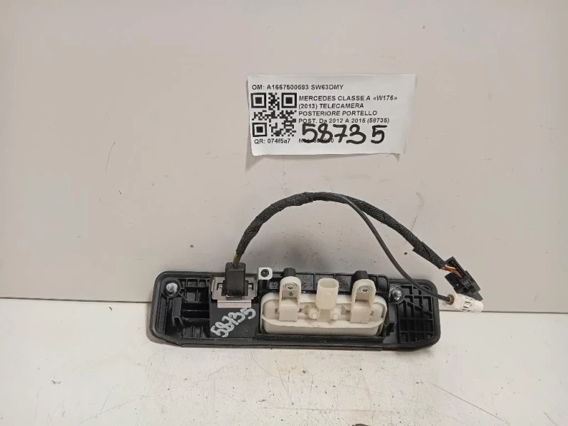 Telecamera Posteriore Portello POST A1667500593 Mercedes Classe A W176 2013