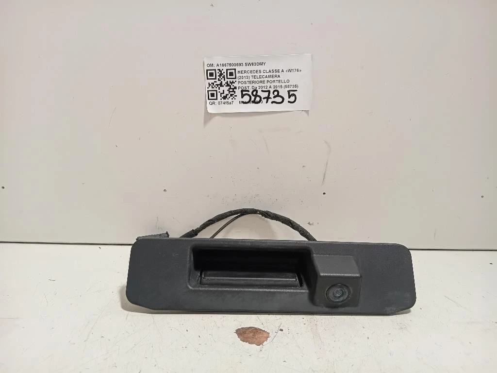 Telecamera Posteriore Portello POST A1667500593 Mercedes Classe A W176 2013