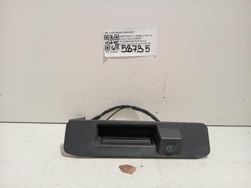 Telecamera Posteriore Portello POST A1667500593 Mercedes Classe A W176 2013