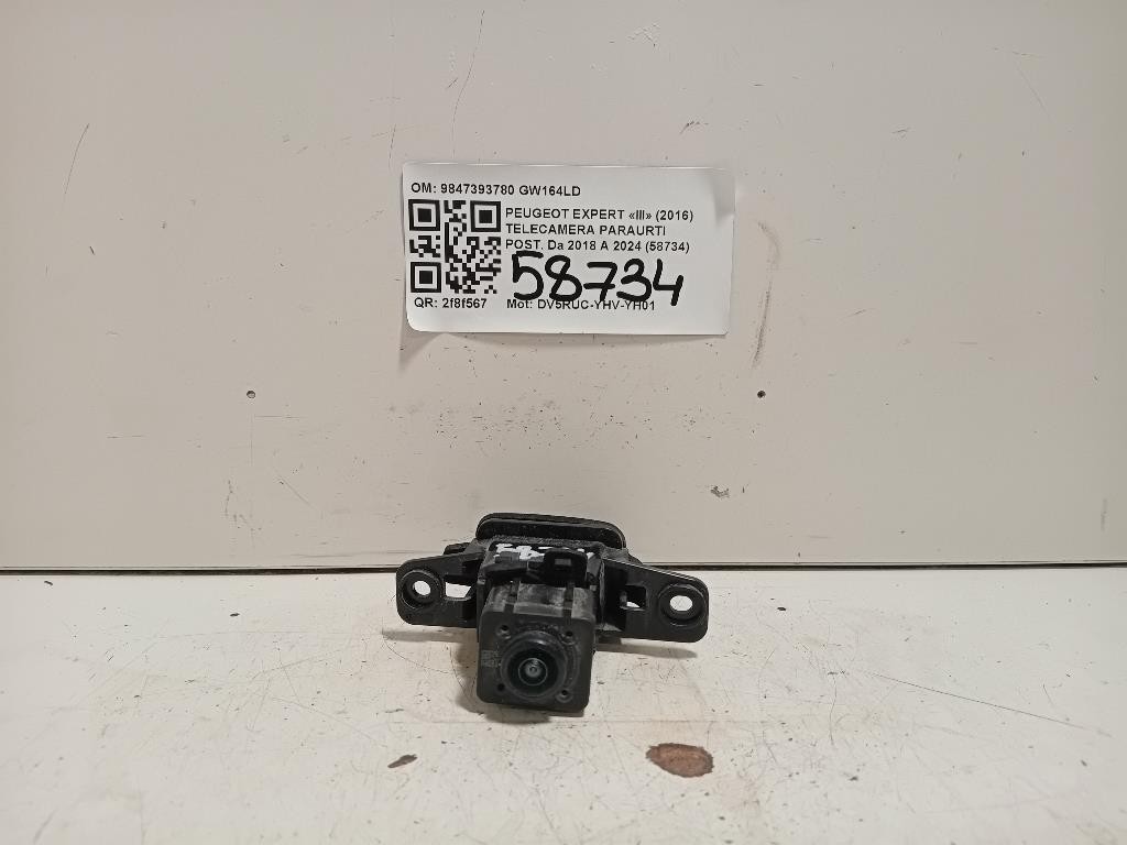 Telecamera Posteriore Portello POST 9847393780 Peugeot Expert III 2016