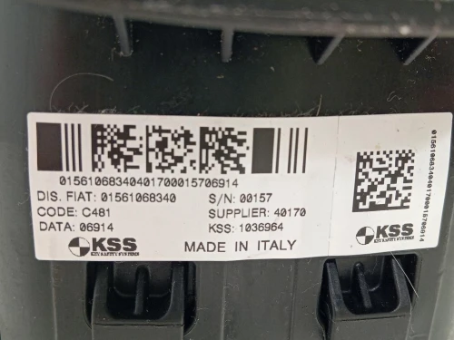 Air-bag Guidatore 01561068340 Alfa Romeo Giulietta 2010