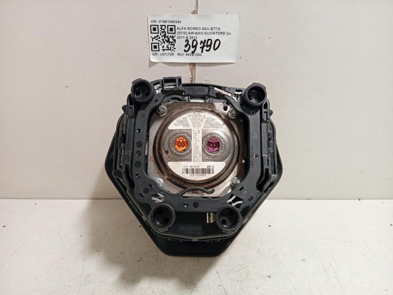 Air-bag Guidatore 01561068340 Alfa Romeo Giulietta 2010