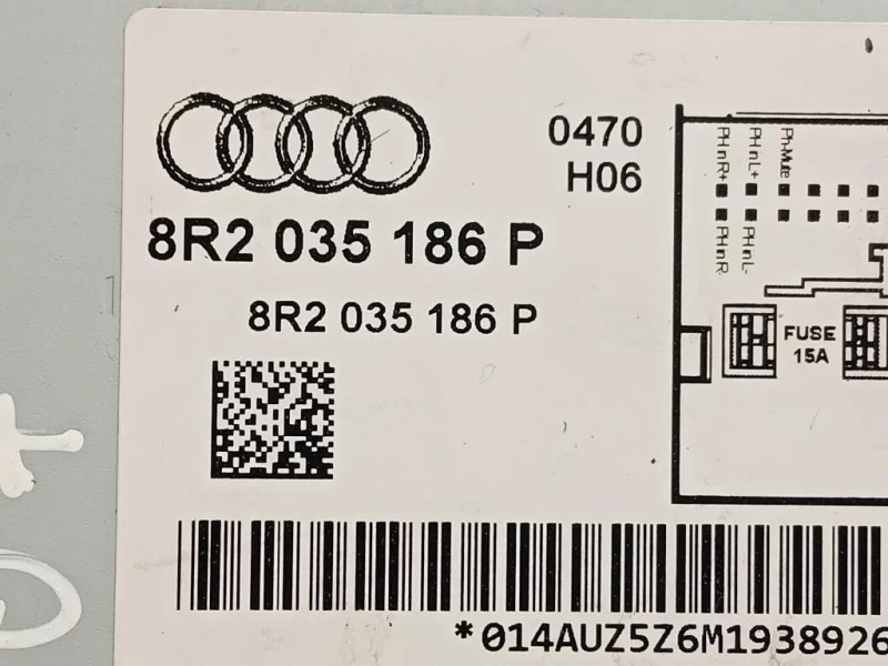 Unità Autoradio 8R2035186P Audi A5 8TA Sportback 2012