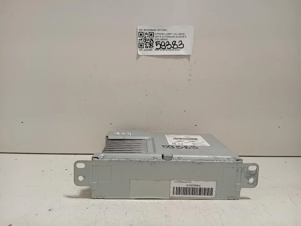 Unità Autoradio 9816209480 Citroen Jumpy IV 2016