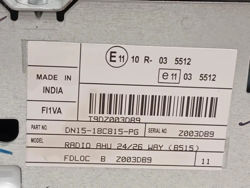 Unità Autoradio DN15-18C815-PG Ford Ecosport 2013