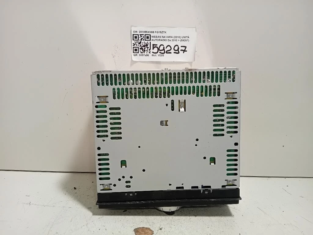 Unità Autoradio 281855X36B Nissan Navara 2010