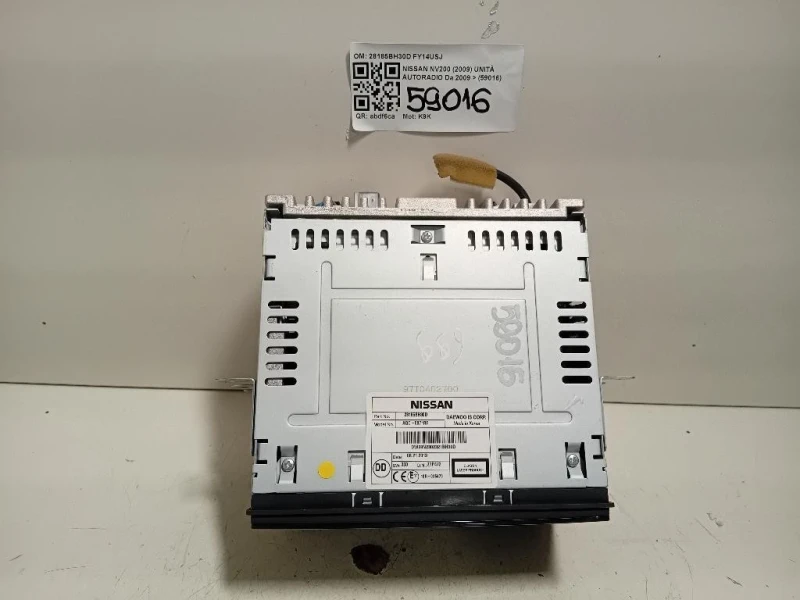Unità Autoradio 28185BH30D Nissan Nv200 2009