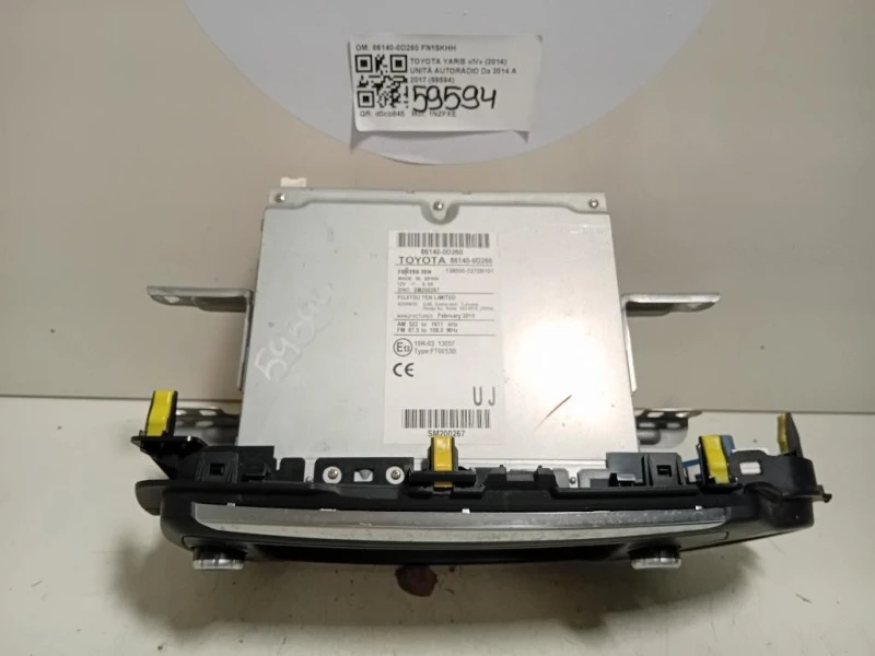 Unità Autoradio 86140-0D260 Toyota Yaris IV 2014