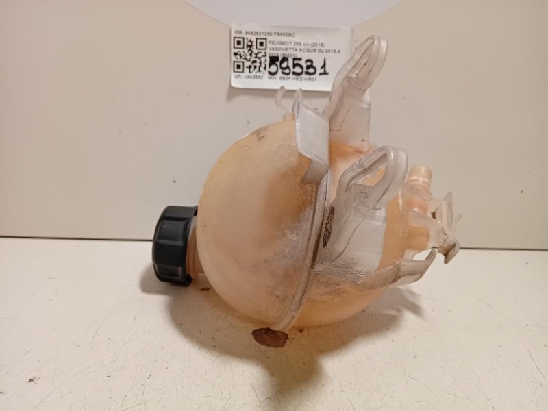 Vaschetta Acqua 9652621280 Peugeot 208 I 2015