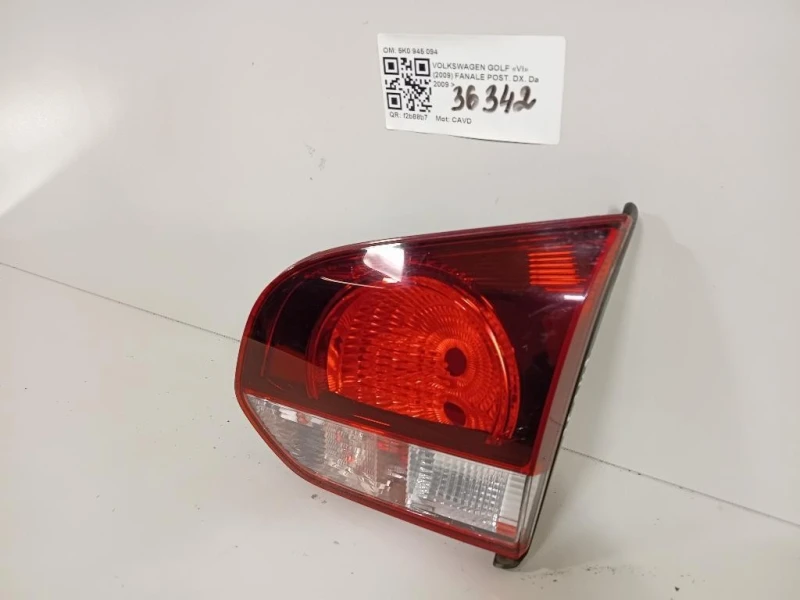 Fanale POST DX 5K0 945 094 Volkswagen GOLF VI 2009