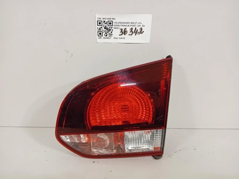 Fanale POST DX 5K0 945 094 Volkswagen GOLF VI 2009