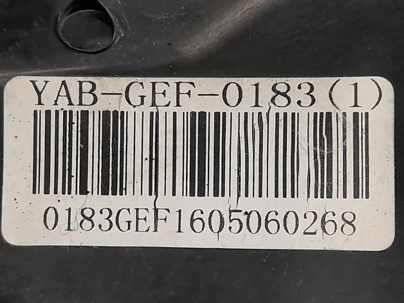 Fanale POST DX YAB-+GEF-0183 Volkswagen GOLF VI 2009