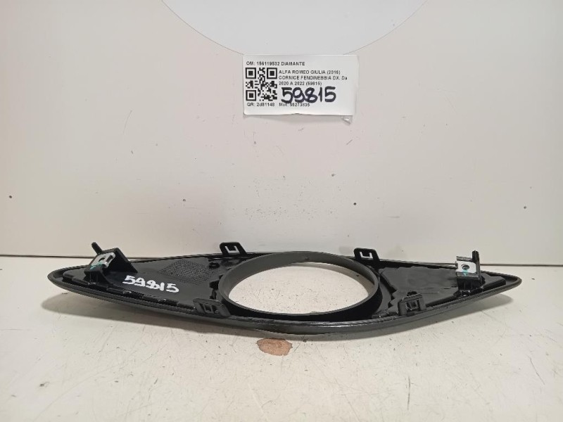 Cornice Fendinebbia DX 156119532 Alfa Romeo Giulia 2016