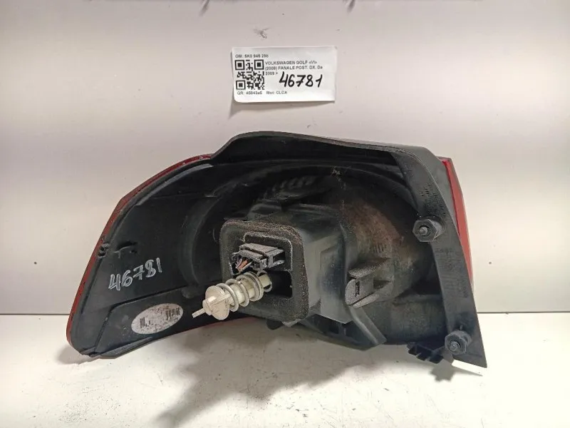 Fanale POST DX 5K0 945 258 Volkswagen GOLF VI 2009