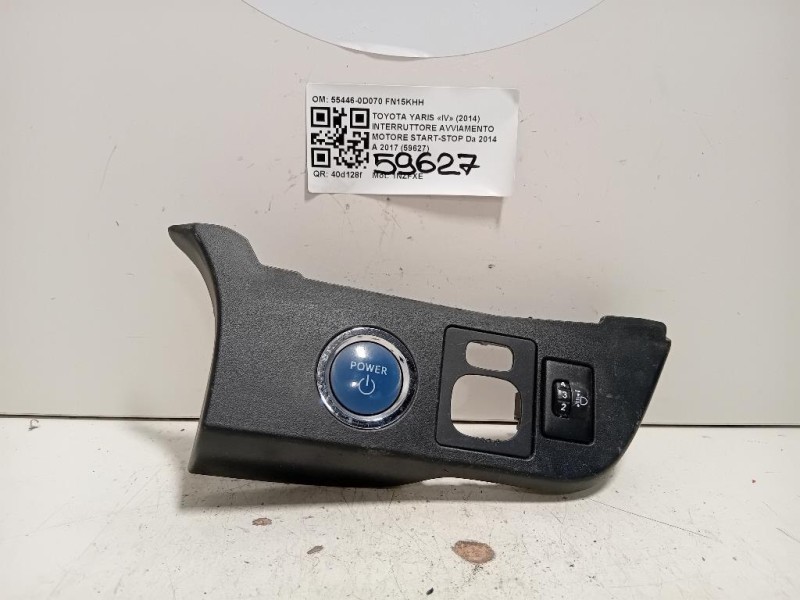 Interruttore Avviamento Motore Start-stop 55446-0D070 Toyota Yaris IV 2014