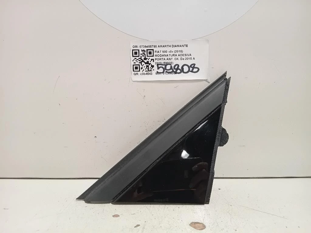 Modanatura Adesiva Porta ANT DX 0735455790 ARARTH Fiat 500 II 2015