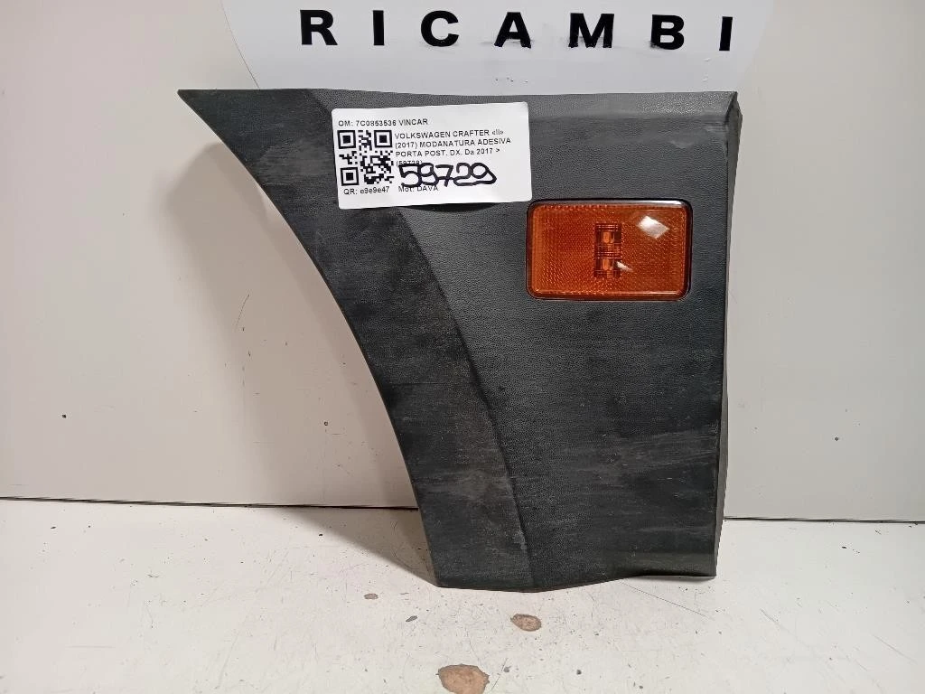 Modanatura Adesiva Porta POST DX 7C0853536 Volkswagen Crafter II 2017