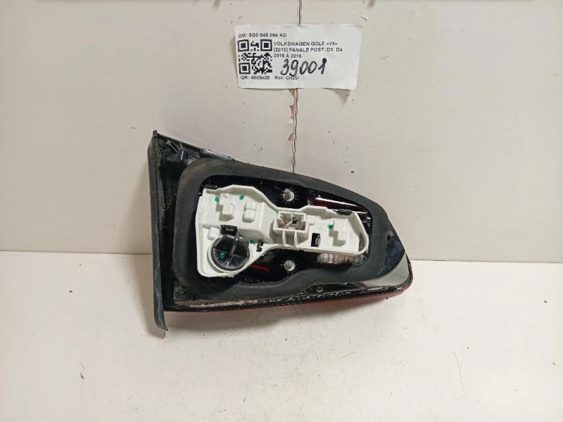 Fanale POST DX 5G0 945 094 AD Volkswagen GOLF VII 2013