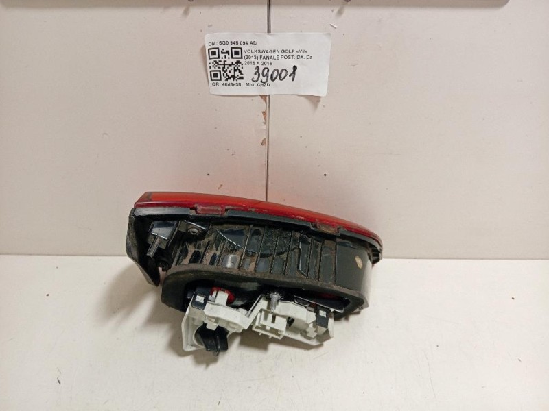 Fanale POST DX 5G0 945 094 AD Volkswagen GOLF VII 2013
