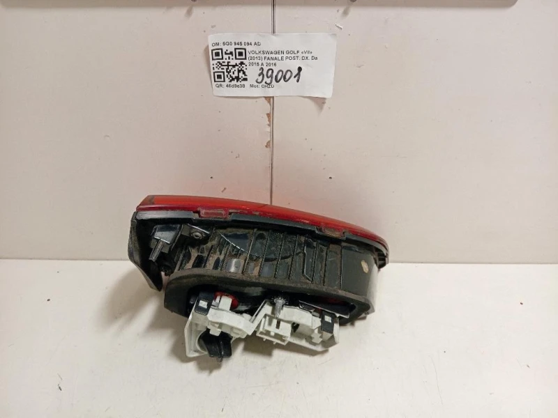 Fanale POST DX 5G0 945 094 AD Volkswagen GOLF VII 2013