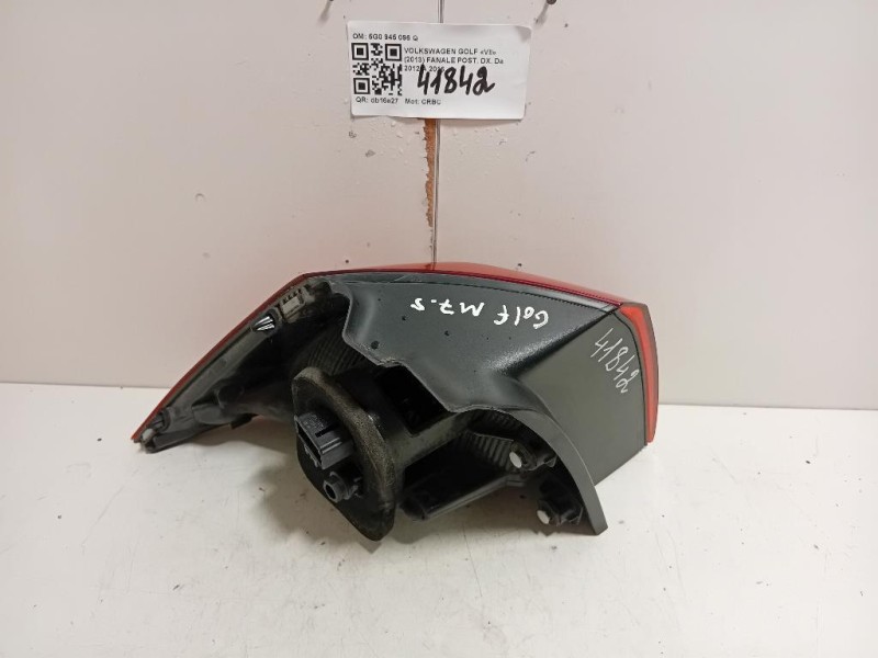 Fanale POST DX 5G0945096Q Volkswagen GOLF VII 2013