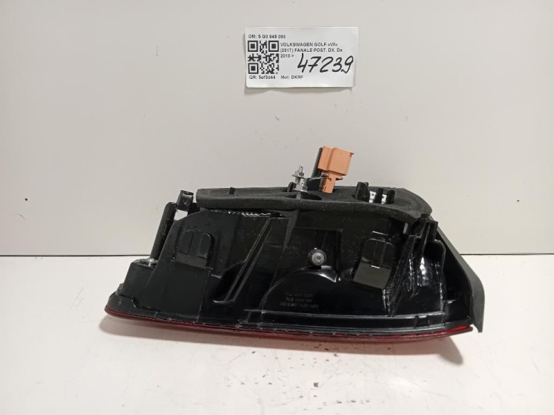 Fanale POST DX 5 G0 945 093 AH Volkswagen GOLF VII 2017