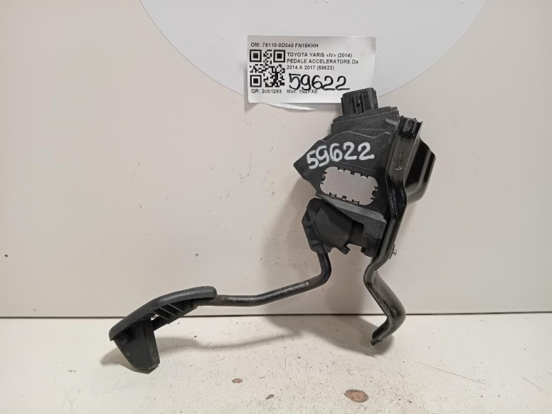 Pedale Acceleratore 78110-0D040 Toyota Yaris IV 2014