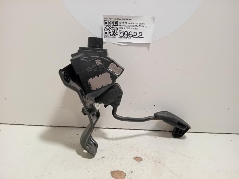 Pedale Acceleratore 78110-0D040 Toyota Yaris IV 2014
