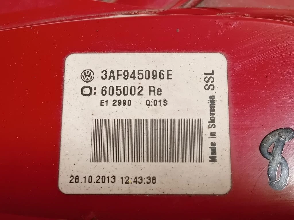 Fanale POST DX 3AF945096E Volkswagen Passat VI Variant 2011