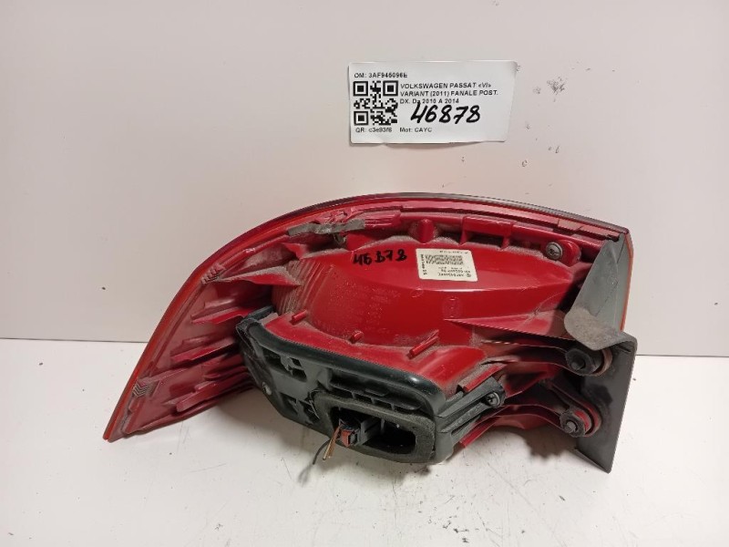 Fanale POST DX 3AF945096E Volkswagen Passat VI Variant 2011