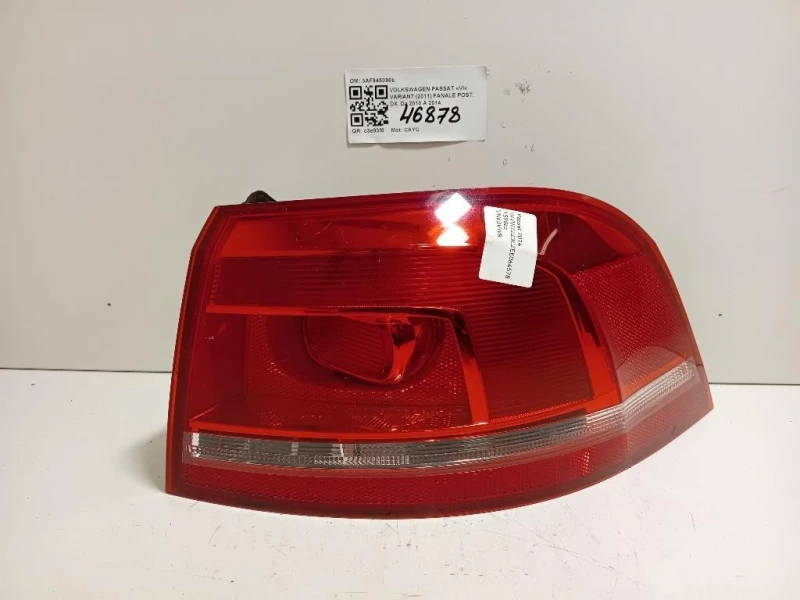 Fanale POST DX 3AF945096E Volkswagen Passat VI Variant 2011