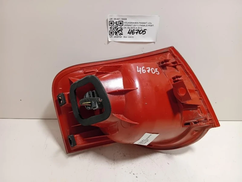 Fanale POST DX 08-441-1988R Volkswagen Passat VI Variant 2011