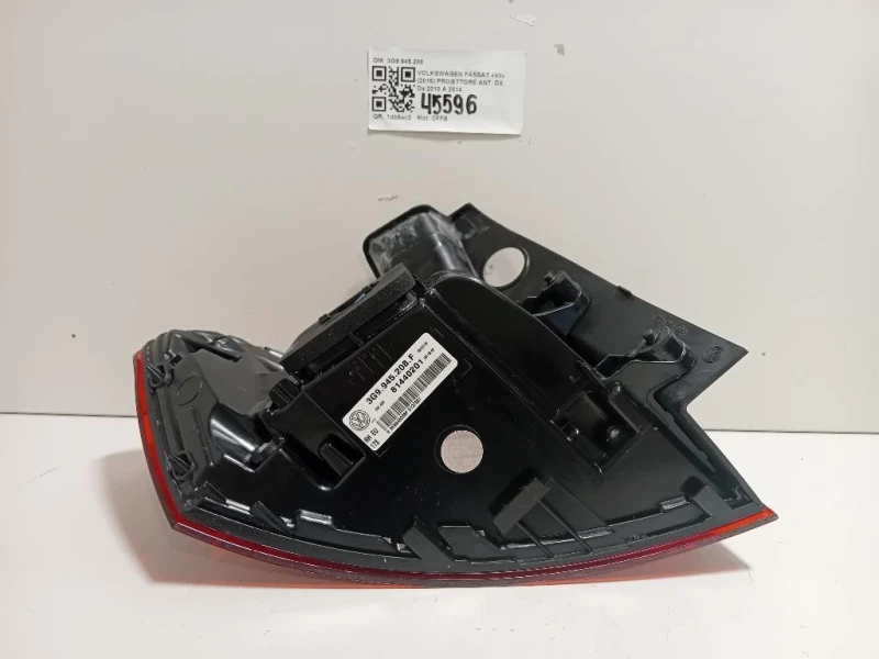 Fanale POST DX 3G9945208 3G9945208F Volkswagen Passat VII 2015