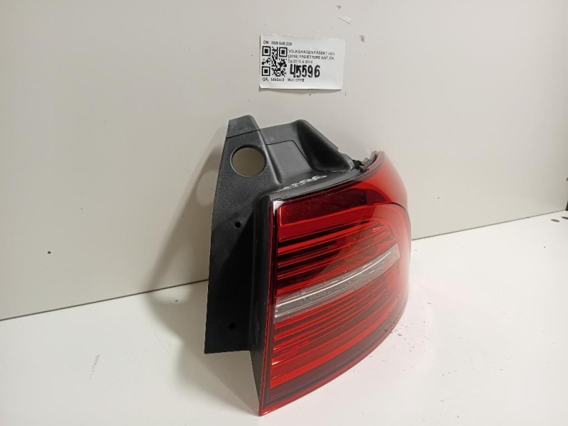 Fanale POST DX 3G9945208 3G9945208F Volkswagen Passat VII 2015