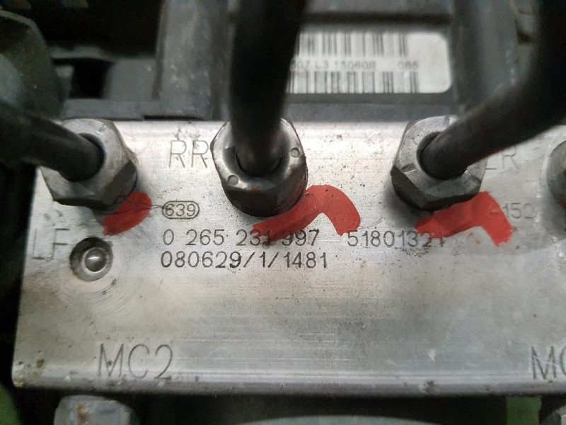 ABS Gruppo ANT 51801321 Fiat QUBO 2008