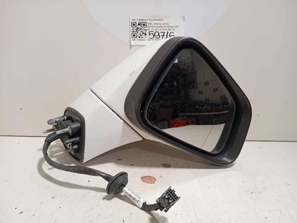 Retrovisore Esterno ANT DX 21996874 7 FILI Opel Mokka 2013