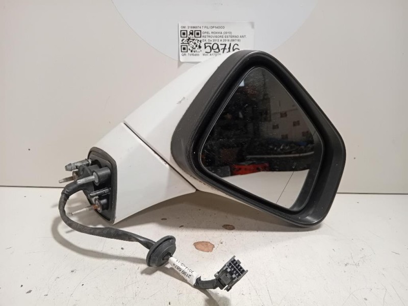 Retrovisore Esterno ANT DX 21996874 7 FILI Opel Mokka 2013