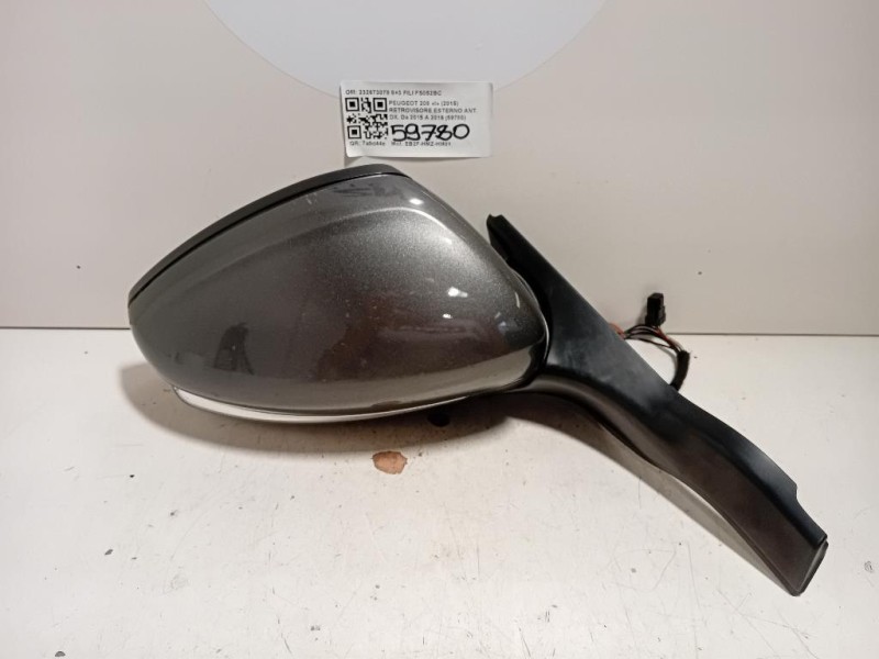 Retrovisore Esterno ANT DX 232673078 6+3 FILI Peugeot 208 I 2015