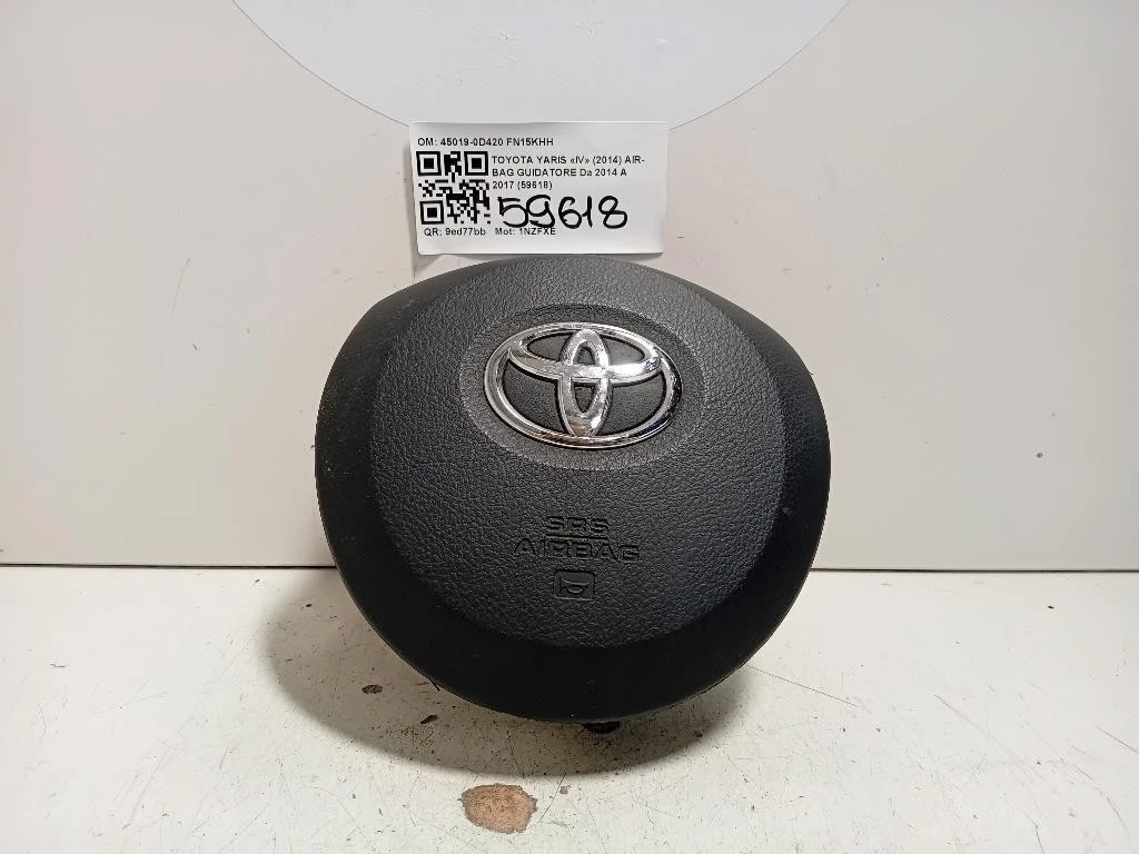 Air-bag Guidatore 45019-0D420 Toyota Yaris IV 2014