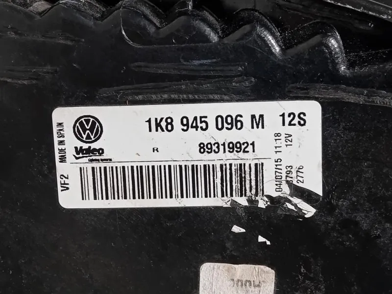 Fanale POST DX 1K8945096M Volkswagen Scirocco III 2009