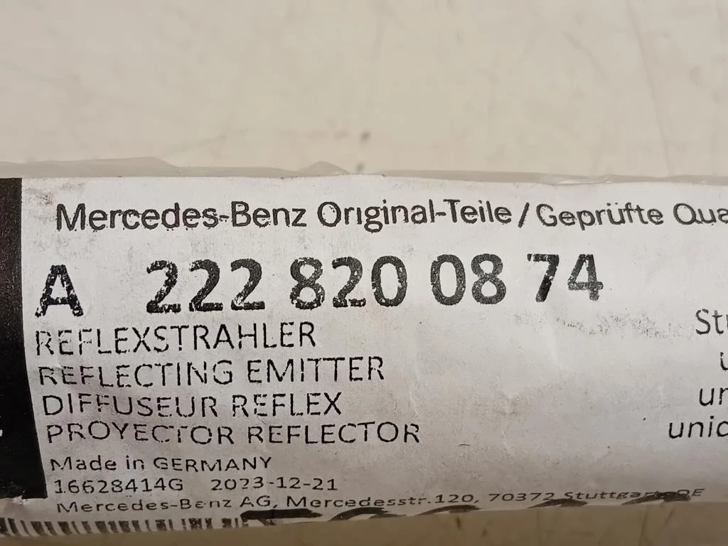 Catarifrangente Paraurti EST POST DX A2228200874 Mercedes Classe A W177 2018