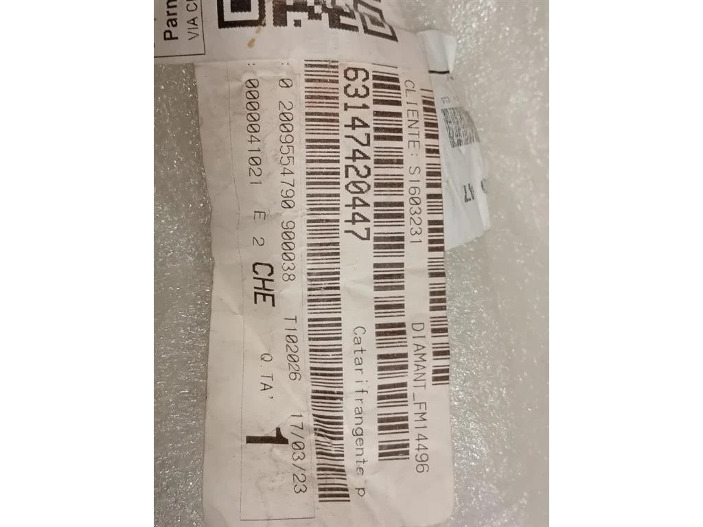 Catarifrangente Paraurti EST POST SX 63147420447 Bmw Serie 3 G20 Berlina 2018